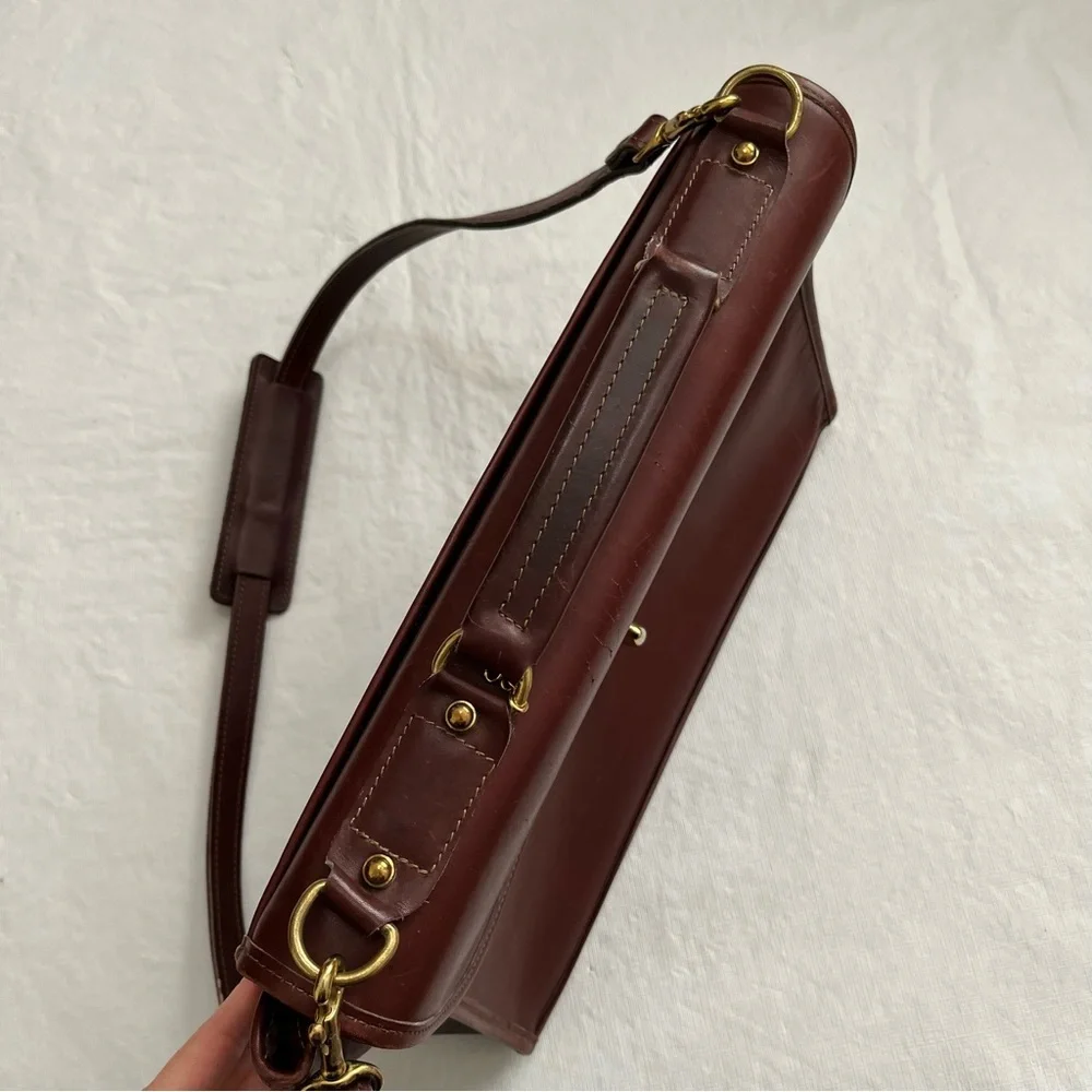 Jack Georges Leather Briefcase Bag